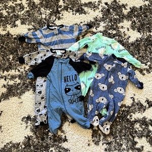 Sleeper boys bundle size 0-3 months